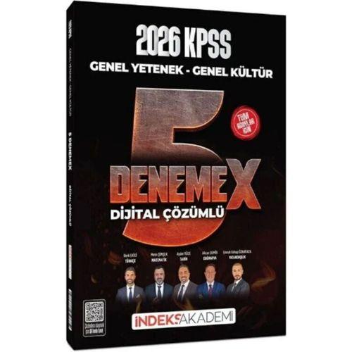 2026 KPSS Genel Yetenek Genel Kültür 5 DenemeX Çözümlü İndeks Akademi