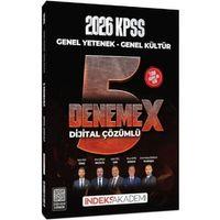 2026 KPSS Genel Yetenek Genel Kültür 5 DenemeX Çözümlü İndeks Akademi