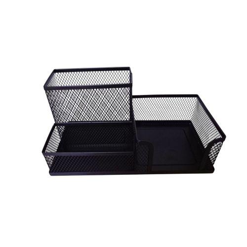LİNEA METAL PERFORE ÜÇLÜ MASA SETİ ( Siyah )