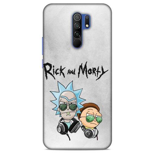 Xiaomi Redmi 9 Uyumlu Kılıf Rick And Morty (4) Koruma Kılıfı Eye Patch Morty