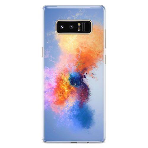 Samsung Galaxy Note 8 Kılıf Color Splash Arka Kapak Koruma Desenli Full Koruyucu