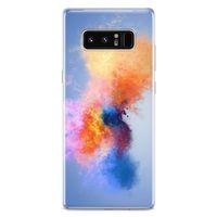 Samsung Galaxy Note 8 Kılıf Color Splash Arka Kapak Koruma Desenli Full Koruyucu
