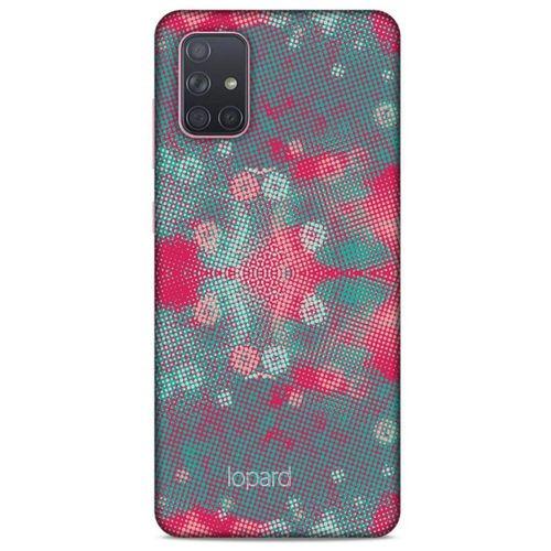 Samsung Galaxy A71 Kılıf Pastel Renkler (48) Bumper Kılıf Pembe Yeşil