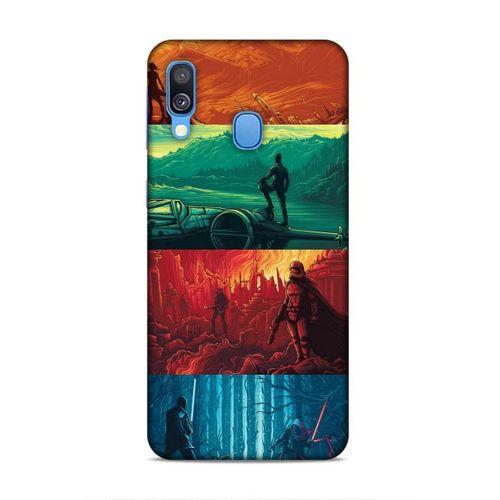 Samsung Galaxy A40 Uyumlu Kılıf BMovie (35) Fit Design Kılıf StarWars