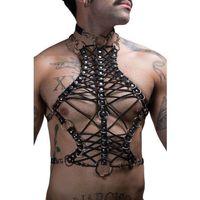 Erkek Lastik Göğüs Harness - Brfm192