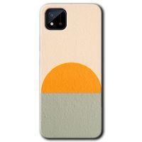 MRCİLETİSİM Realme C11 Kılıf Baskılı Kapak - Color Wall + 5D Tam Kaplayan Cam