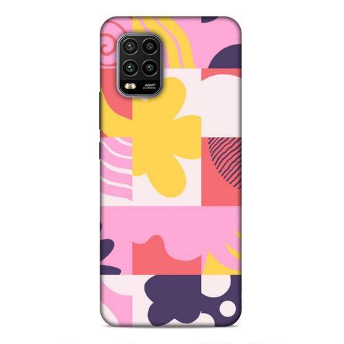 Xiaomi Mi 10 Lite Uyumlu Kılıf Insomnia (22) Tam Koruma Kılıfı Pembe Sarı