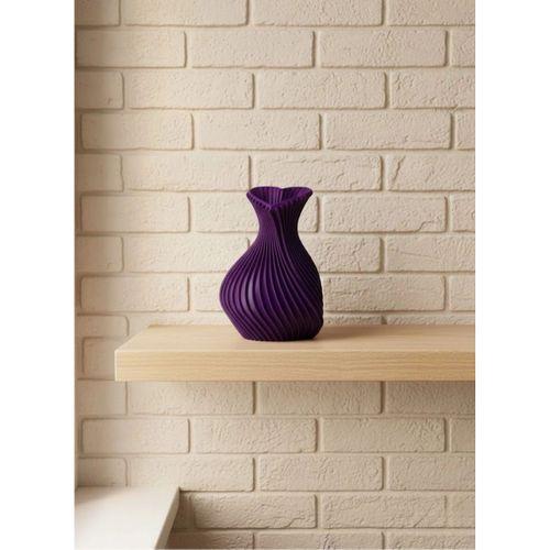 5 Cm Mor Kalp Formlu Mini Vazo Modern Mini Dekor Ürünü