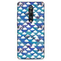 Xiaomi Mi 9T Kılıf Pastel Renkler (16) Kalın Kılıf Yeşil Mavi