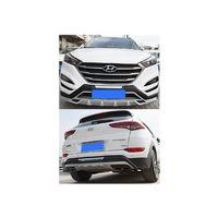 S-Dizayn Hyundai Tucson Ön ve Arka Tampon Koruma Difüzör Seti 2015-2018 A+ Kalite