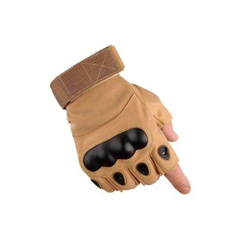 SEVGENT Motorcu/Motosiklet  Yarım Kaymaz Çöl Sarısı (Bej) Eldiven