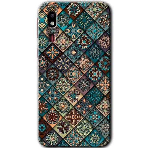 Samsung Galaxy A2 Core Kılıf HD Desen Baskılı Arka Kapak - Mat Mandala