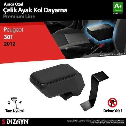 Peugeot 301 Uyumlu Kol Dayama Kolçak Çelik Ayaklı ABS Siyah 2012 Üzeri A+Kalite Parça