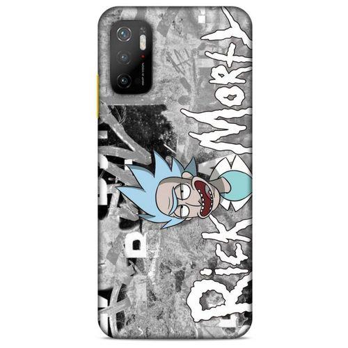 Xiaomi Poco M3 Pro Uyumlu Kılıf Rick And Morty (10) Full Koruma Kılıfı Space Beth