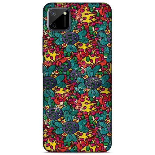 Lopard Oppo Realme C11 Uyumlu Kılıf Soyut Sanat (29) Baskılı Arka Koruma Kılıfı