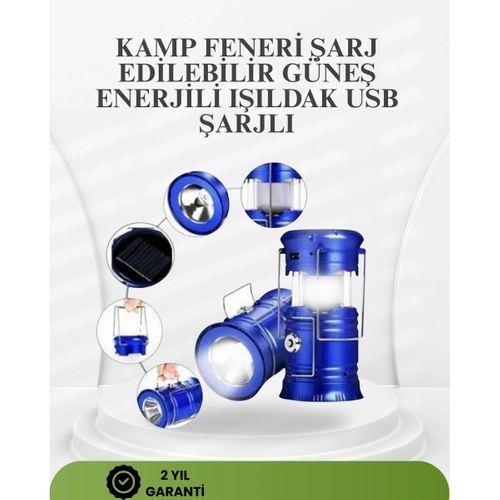 Güneş Enerjili Katlanabilir Kızaklı Kamp Feneri – Usb , Çok Yönlü Ve Dayanıklı Tasarım