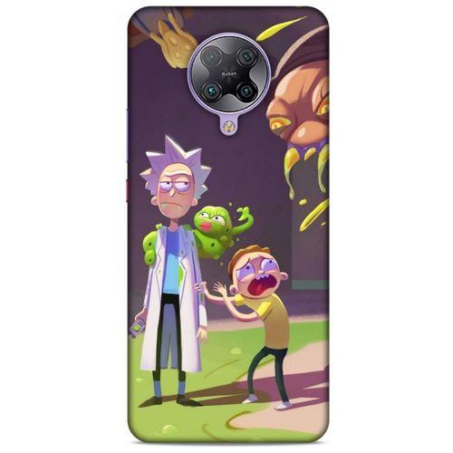 Xiaomi Poco F2 Pro Uyumlu Kılıf Rick And Morty (31) TPU Kılıf Cronenberg Rick