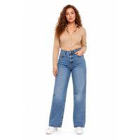 Kadın Yüksek Bel Wide Leg Denim Bol Pantolon BGL-ST05449