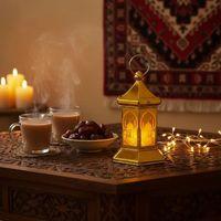 Ramazan Temalı Altıgen Kubbe Led Lamba