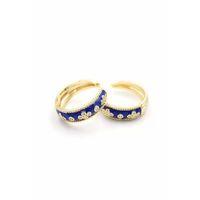 Mineli Vc Yonca Küpe - Mavi