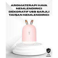 Ultrasonik Hava Nemlendirici 200 Ml Aroma Difüzör Led Işıklı Sessiz