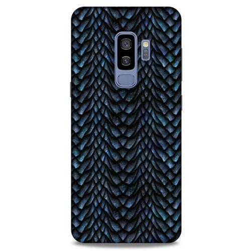 Samsung Galaxy S9 Plus Kılıf Dragons (4) Koruma Kılıfı Ejderha Skin Lacivert