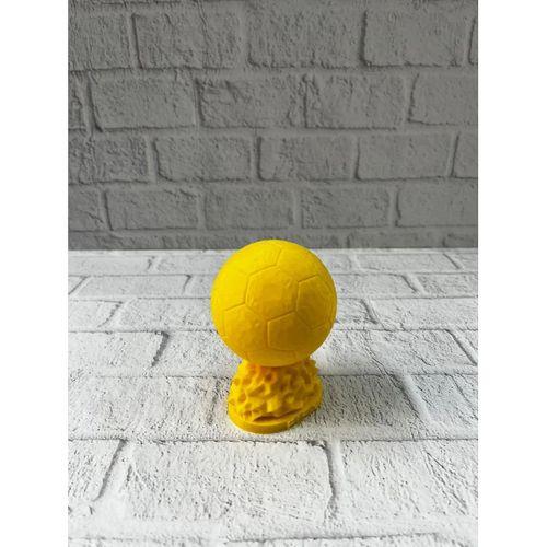 Mini Fıfa Futbol Topu Biblo Sarı Renk 10cm Spor Temalı Dekor