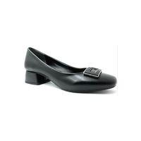 PUNTO 289183 Siyah Kadın Fındık Topuk Ayakkabı
