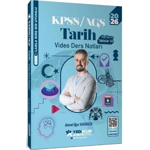 2026 KPSS Tarih Atölye Video Ders Notları Yediiklim Yayınları