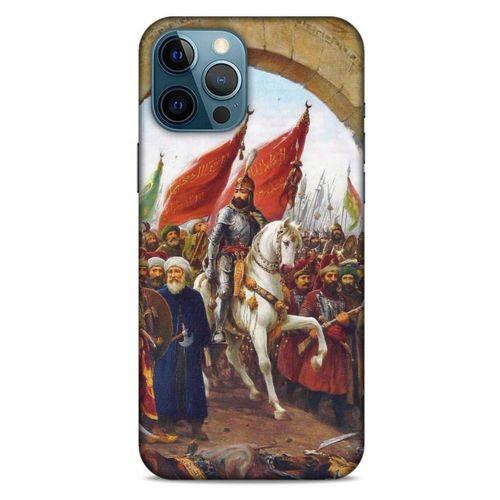 Apple iPhone 13 Pro Max Uyumlu Kılıf Ottoman (40) Fit Silikon Kılıf İstanbul'un Fethi