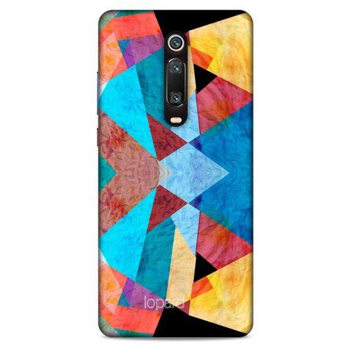 Xiaomi Mi 9T Kılıf Pastel Renkler (25) Antişok Kapak Mavi Sarı