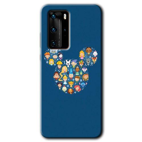 Huawei P40 Pro Kılıf HD Desen Baskılı Arka Kapak - Mickey + Kırılmaz Cam
