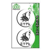 SEVGENT Türk (5X5 Cm) İkili Damla Etiket