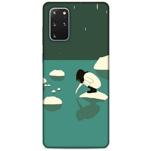 Samsung Galaxy S20 Plus Kılıf Depresyon (8) Baskılı Kılıf Siyah Kahverengi
