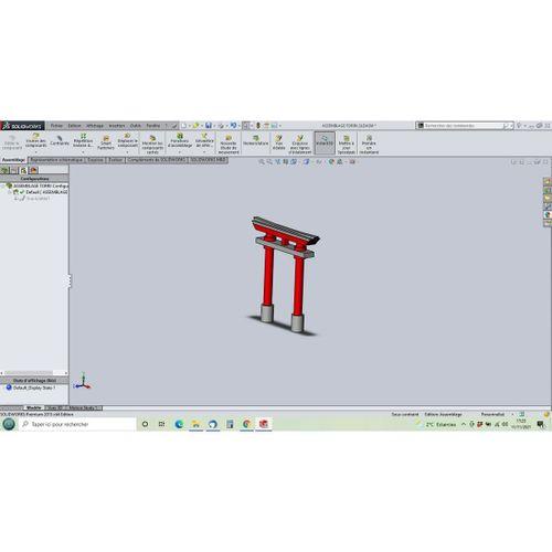 Torii Japon Gemisi Birleştirilmiş Elementler - 5129160