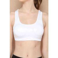 Elite Life Geniş Askılı Kadın Destekli Sporcu Büstiyer Beyaz Sütyen 777