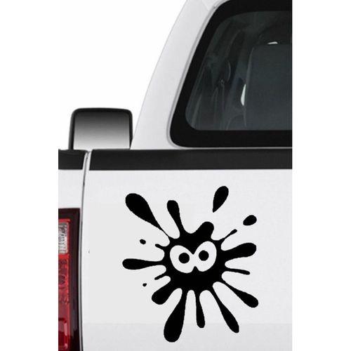 2 Adet Paintball Desen Ayna Sticker Yapıştırması Su Geçirmez Çıkarılabilir Çıkartması 15cmx17cm