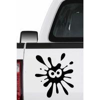 2 Adet Paintball Desen Ayna Sticker Yapıştırması Su Geçirmez Çıkarılabilir Çıkartması 15cmx17cm