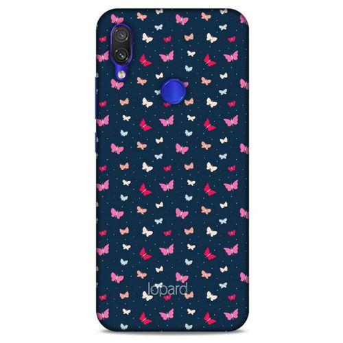 Xiaomi Redmi Note 7 Kılıf Kelebek Etkisi (42) Rugged Armor Kılıf Mor Pembe