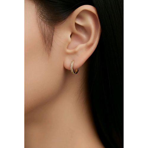 Monalisa Home Zirkon Taşlı 11 mm Halka Küpe
