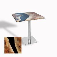 Dockers Tokyo Kare Masa (Kromnikel) 70x70 cm - (Werzalit, Wermodin ve Allzalit Tabla) - Epoxy