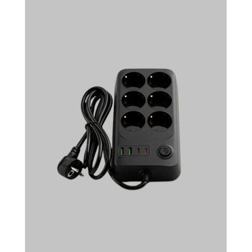 Termal Akım Korumalı 6’lı Uzatma Priz Usb Type-c Hızlı Şarj 2500w
