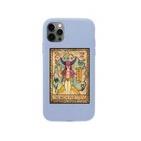 iPhone 12 Pro High Priestess Premium Lila Lansman Silikonlu Kılıf
