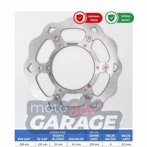 Braking Yamaha Xt 660 Z / ZA Tenere için  Ön Fren Diski YA47FLD