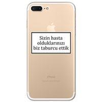 Iphone 7 Plus Kılıf HD Yazı Baskılı Silikon Arka Kapak - Yazı 1