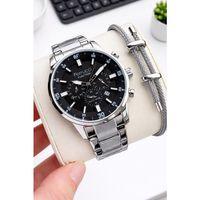 Ferrucci İç Fonksiyonları Aktif 30 Mt Suya Dayanıklı Çelik Kordonlu Erkek Kol Saati EFR.13299.M2