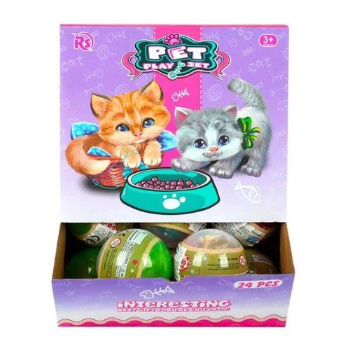 EVCİL HAYVAN TOP İÇİNDE YAVRU KEDİ-MGA