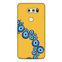 Nazarium (14) Desenli Silikon Kapak LG K50S Kılıf