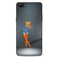 Oppo A79 Kılıf FunnyMaX (48) Bumper Kılıf Turuncu Tilki