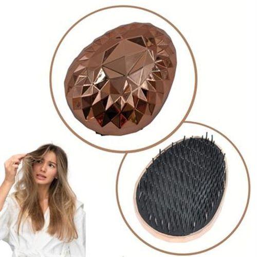 LİLİBEATY  Rose Gold Saç Düzleştirici Tarak Geniş Aralıklı Her Saç Tipine Uygun Fırçalı Saç Düzleştiric